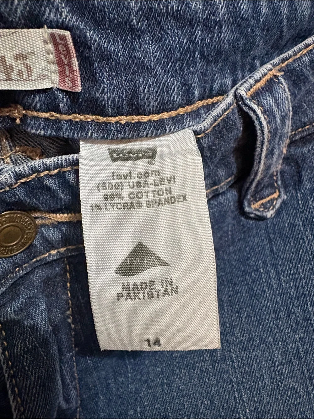 Levi's Medium Blue Women's Denim Shorts